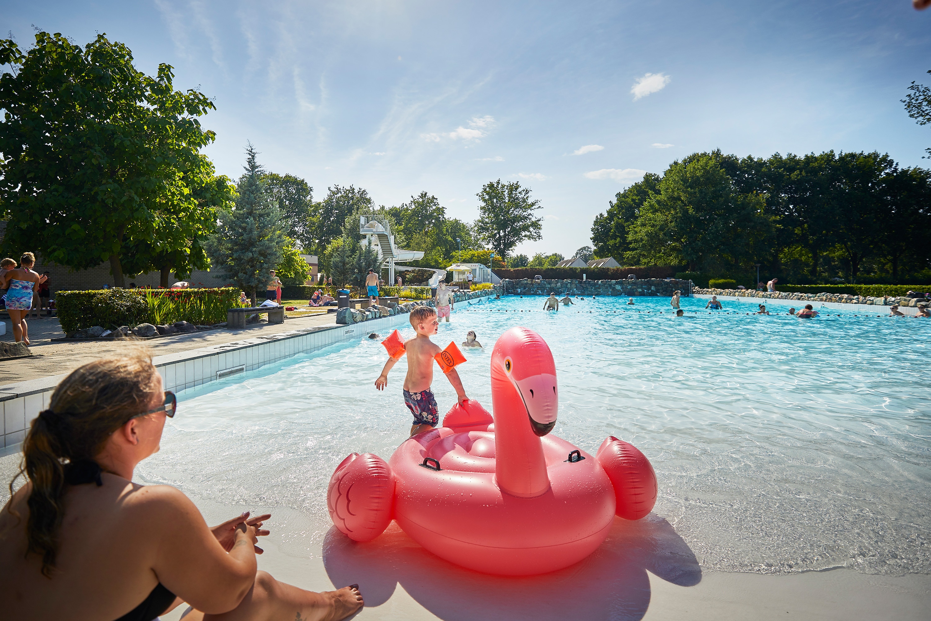 Mensen kamperen op camping de Leistert - beste camping van Nederland