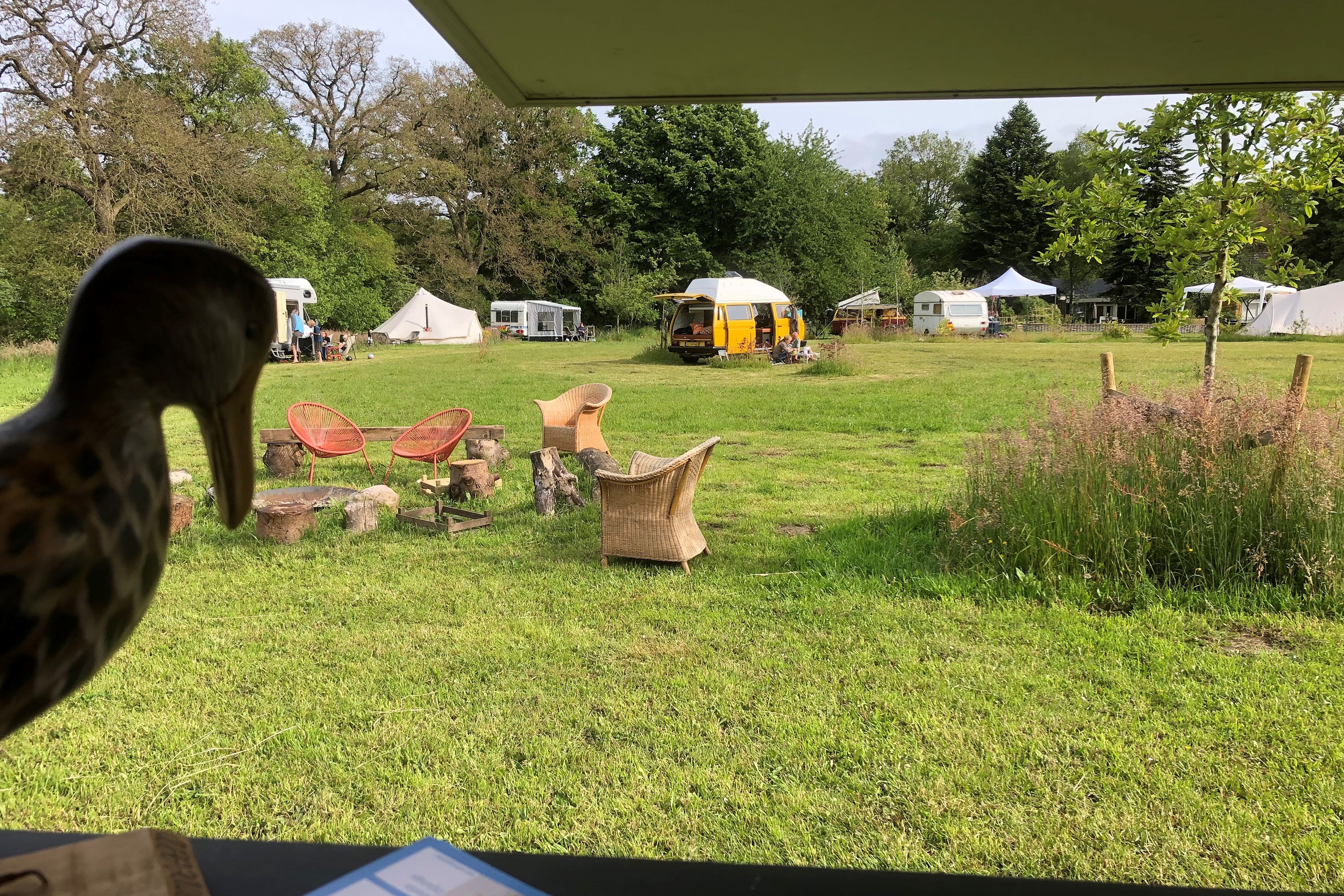 Camping De vreemde eend