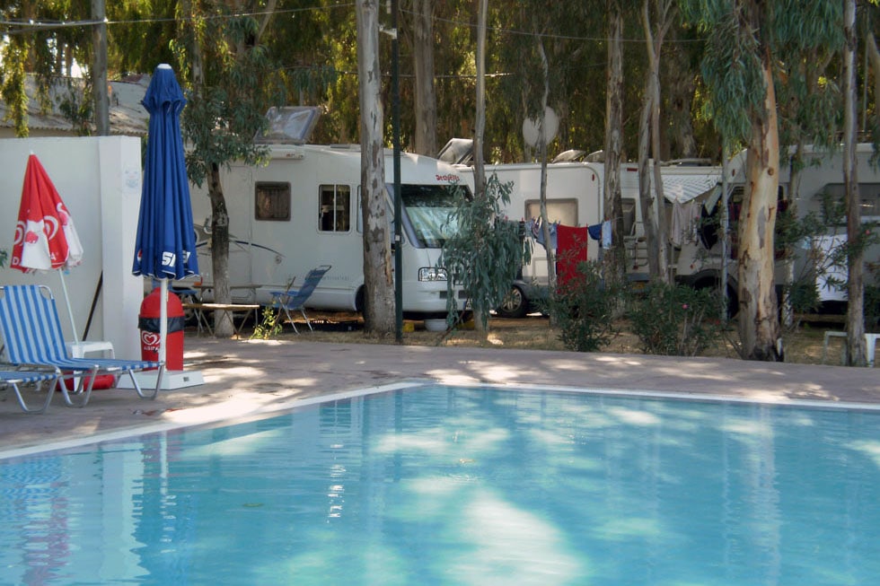 Camping Golden Sunset.