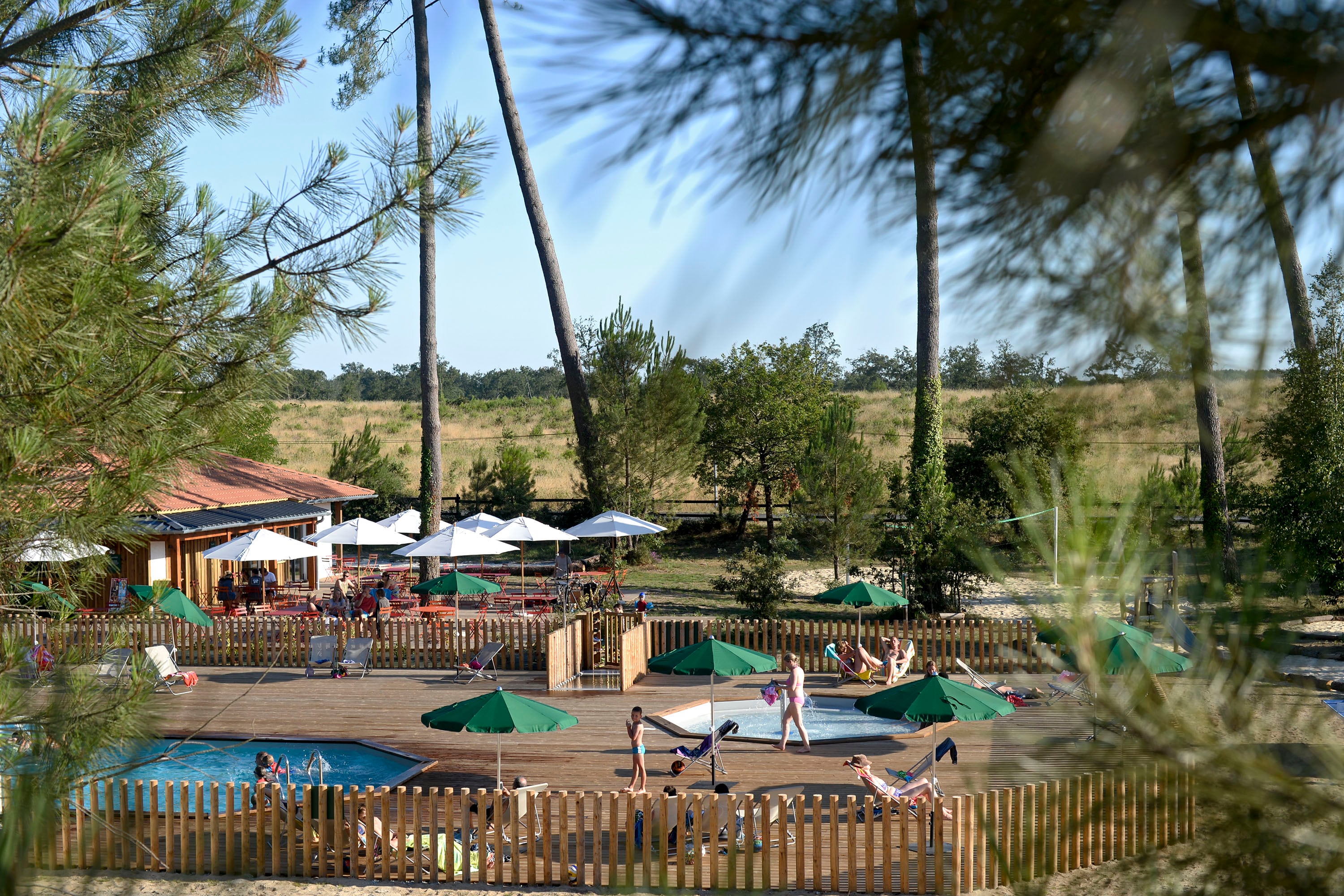 Camping Huttopia Landes Sud.