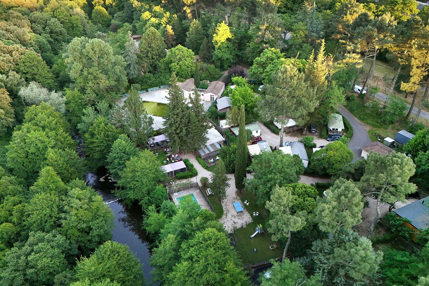 Camping L'Orée des Cévennes.