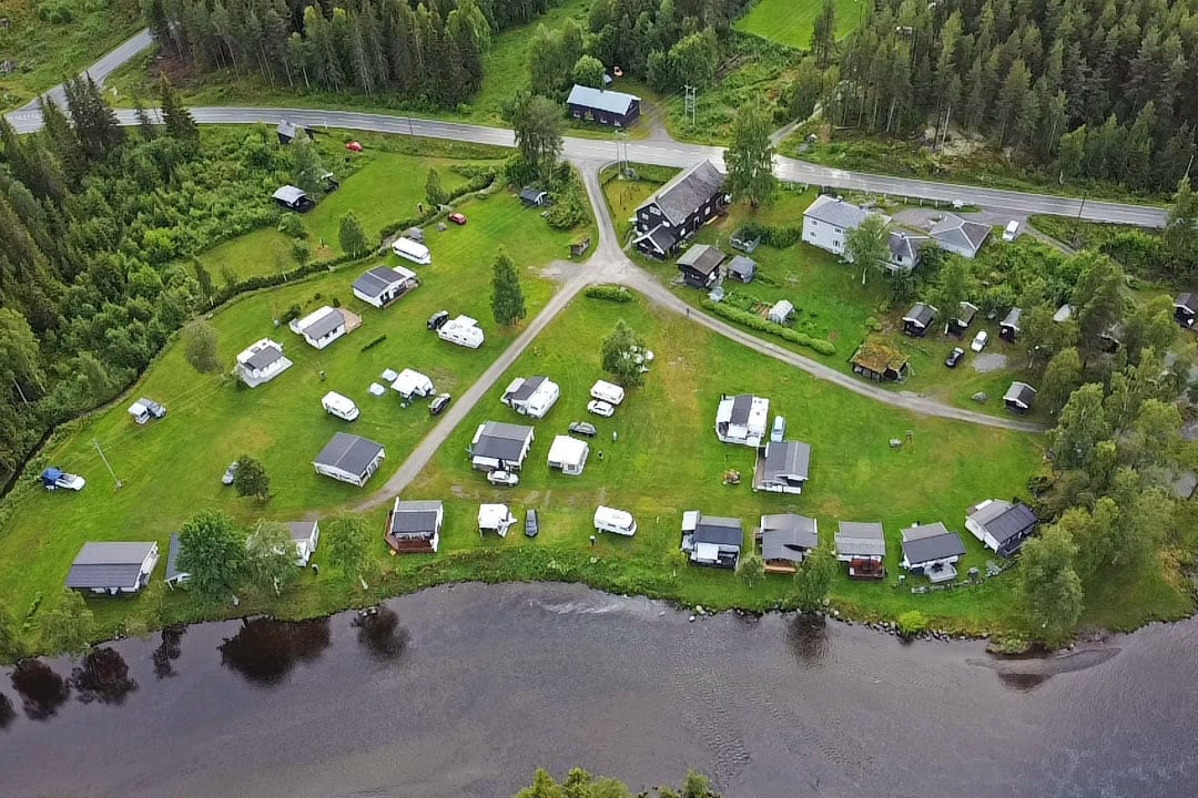 Interior living area at Fossen Camping Fagernes in Fagernes